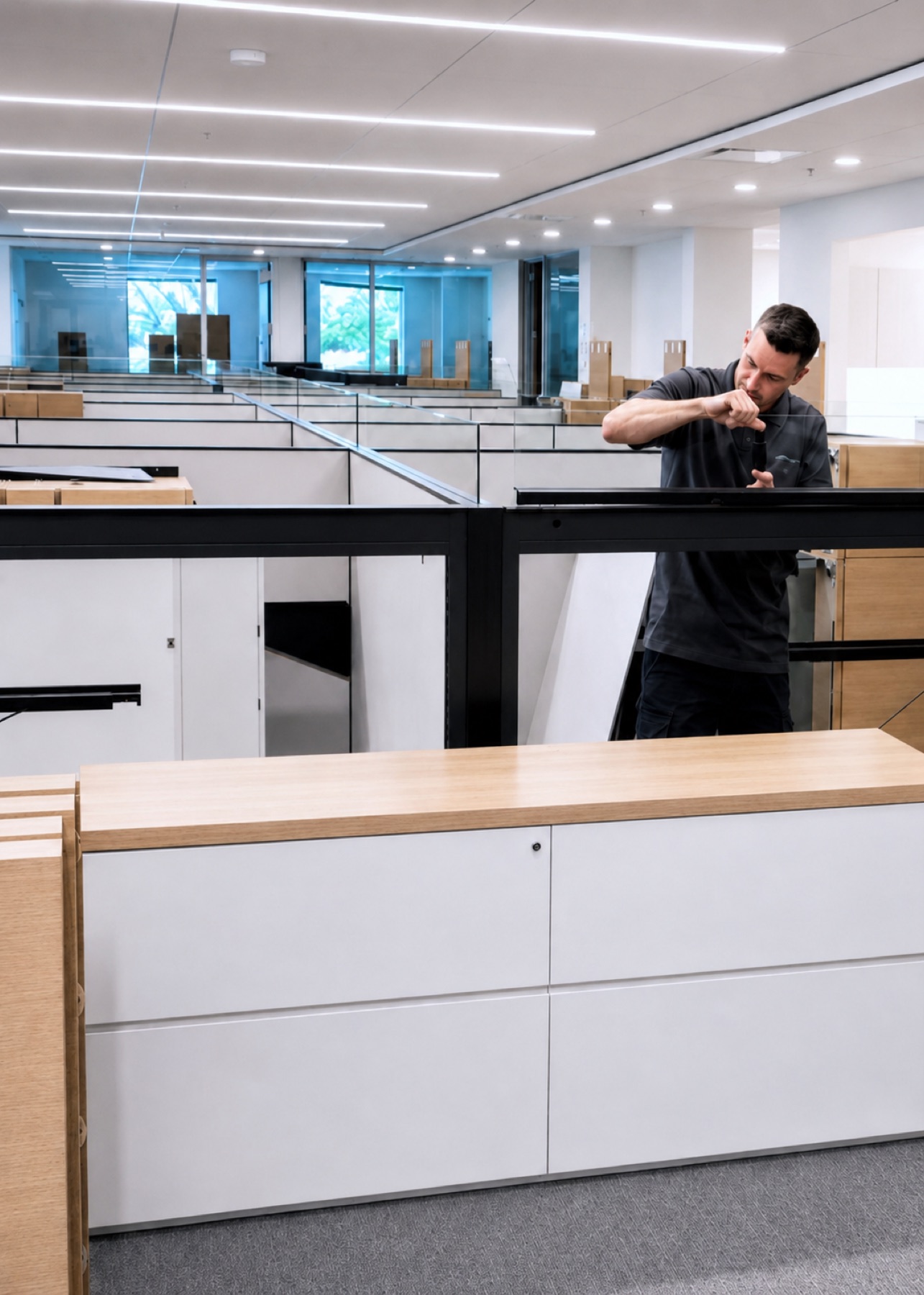 OSI commercial furniture installation in Arizona